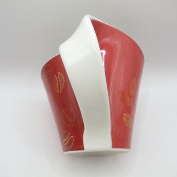 Villeroy & Boch New Wave Caffe Merah Coffee Mug Cup 12oz Snack Plate Saucer - Picture 10 of 16